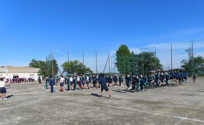 5月１４日　体育祭の学年練習