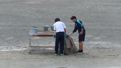 ６月４日　体育祭の片付け5