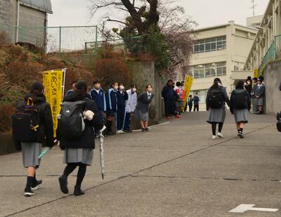 ２月５日　あいさつ運動