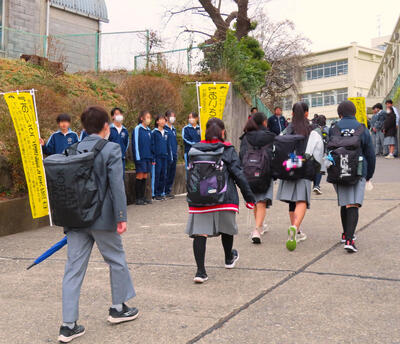 ３月5日　あいさつ運動