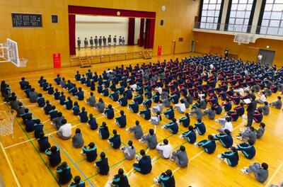 ３月5日　生徒会朝会